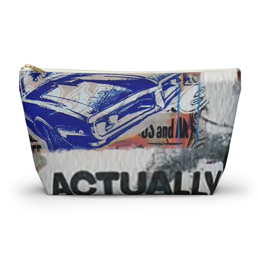 Vintage Car & Retro Girl Cosmetic Bag