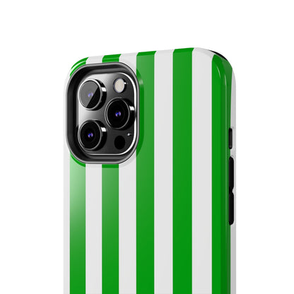 Urban stripes in green