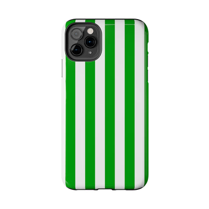 Urban stripes in green