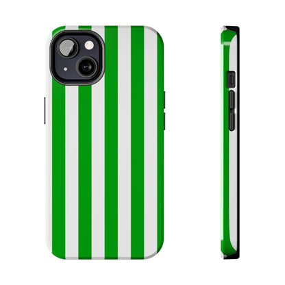 Urban stripes in green