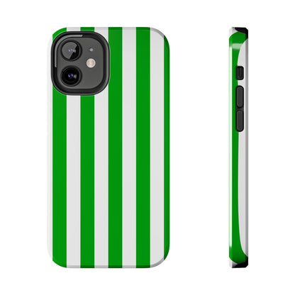 Urban stripes in green