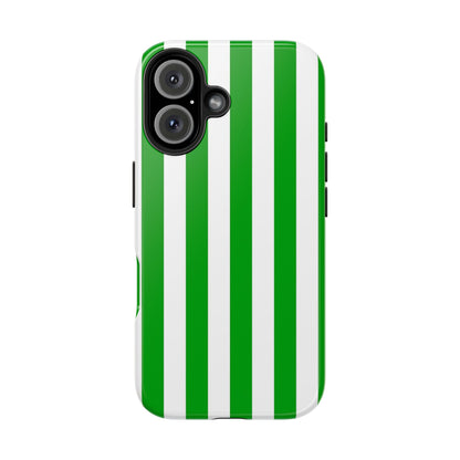 Urban stripes in green