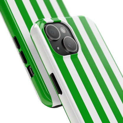 Urban stripes in green