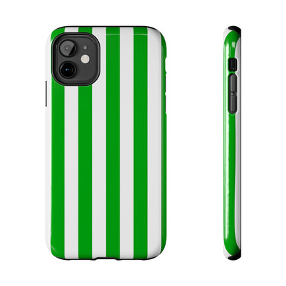 Urban stripes in green