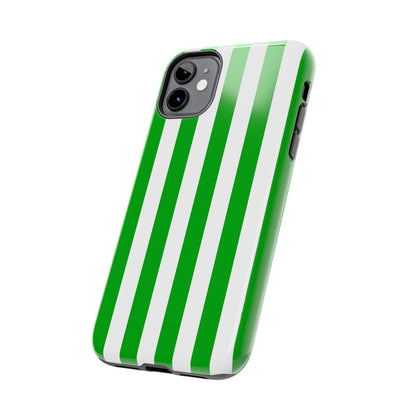 Urban stripes in green