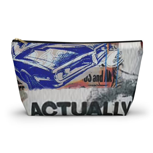 Vintage Car & Retro Girl Cosmetic Bag