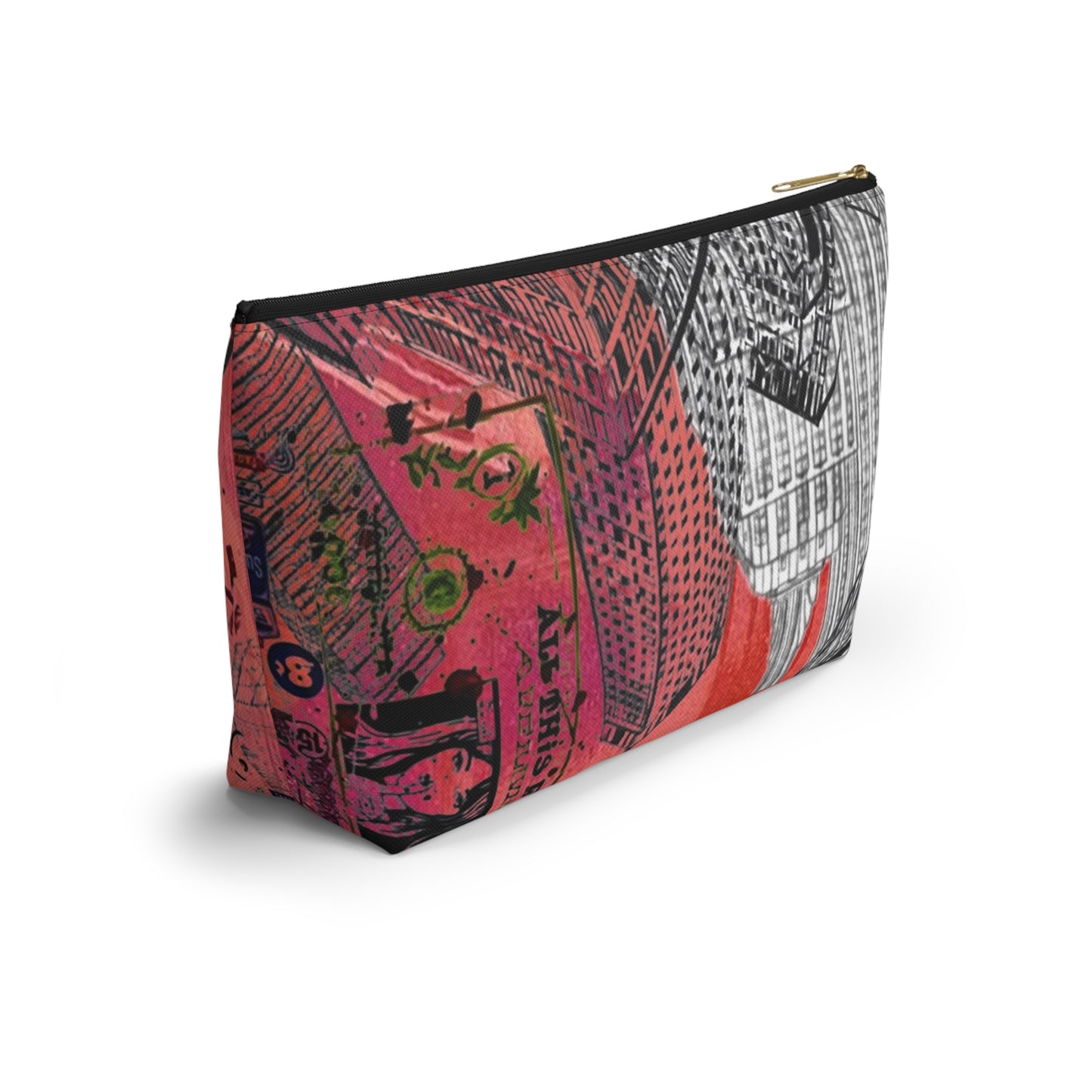 Cityscape Red Urban Skyline Bag