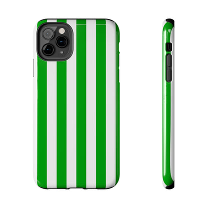 Urban stripes in green