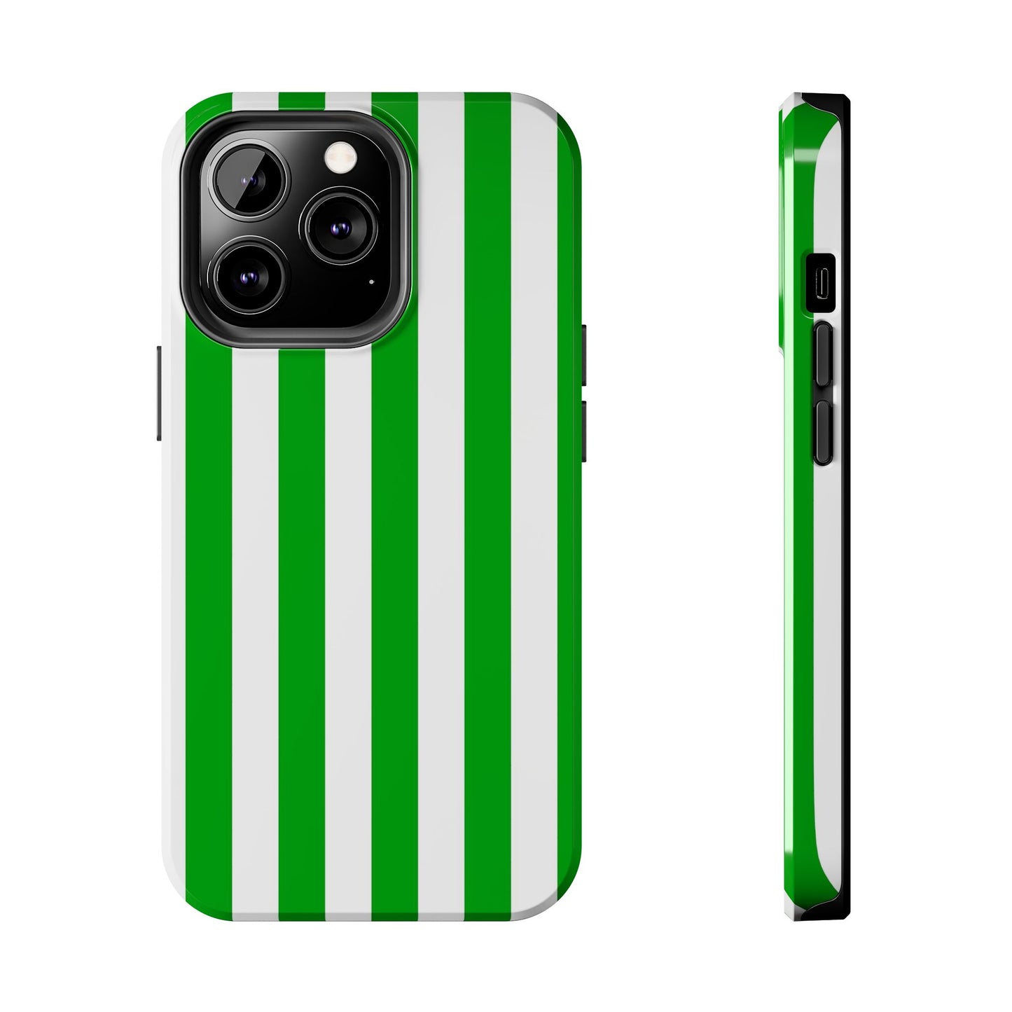 Urban stripes in green