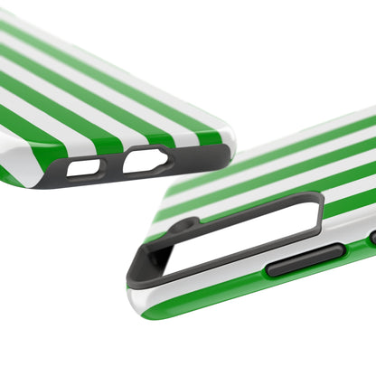 Urban stripes in green