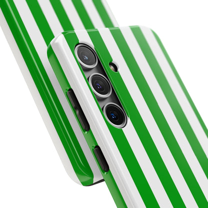 Urban stripes in green