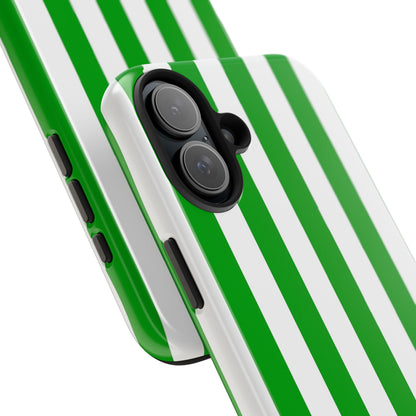 Urban stripes in green