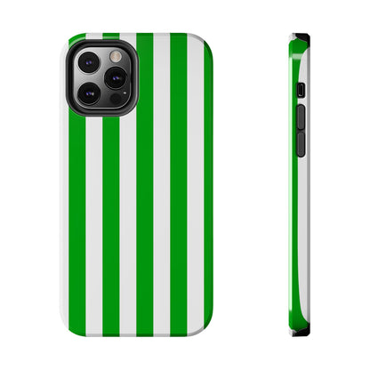 Urban stripes in green