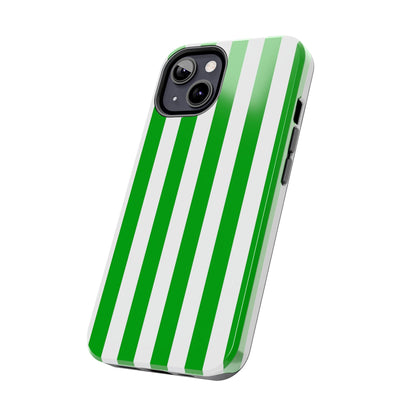 Urban stripes in green