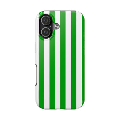 Urban stripes in green