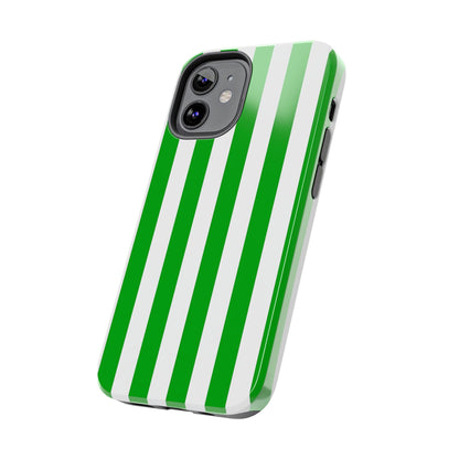 Urban stripes in green
