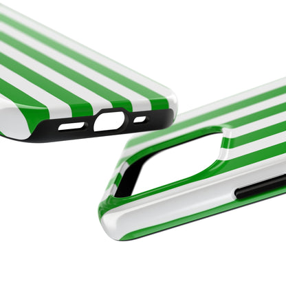 Urban stripes in green