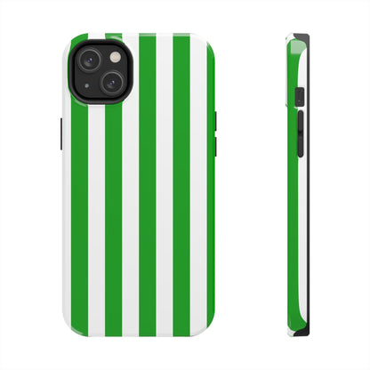 Urban stripes in green