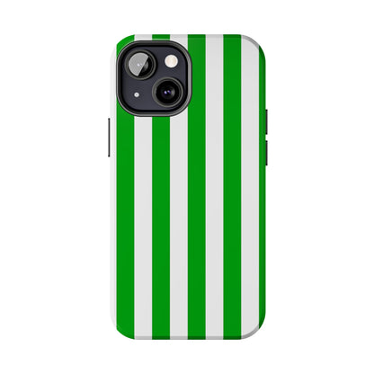 Urban stripes in green