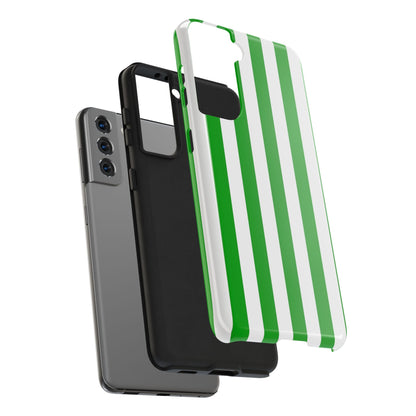 Urban stripes in green