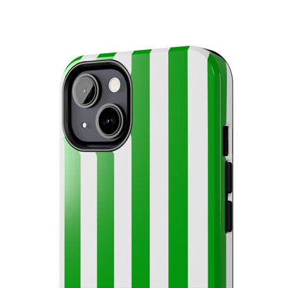 Urban stripes in green
