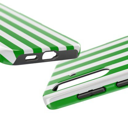 Urban stripes in green