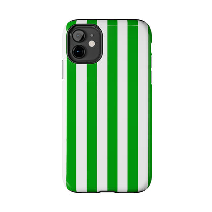 Urban stripes in green