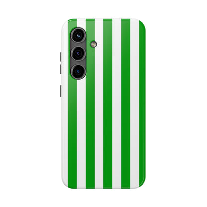 Urban stripes in green