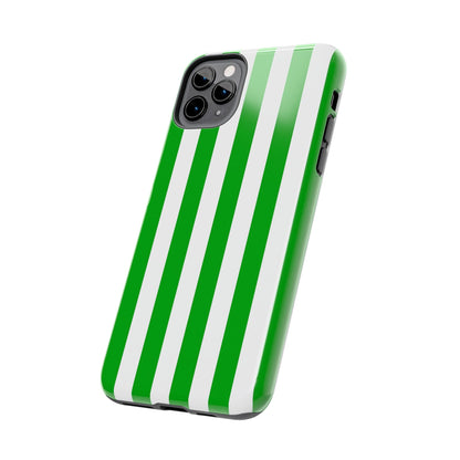 Urban stripes in green