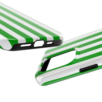 Urban stripes in green