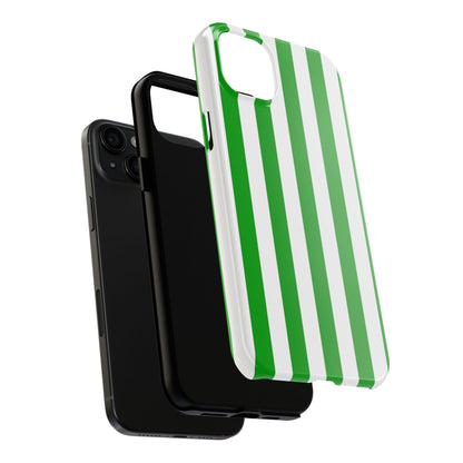 Urban stripes in green