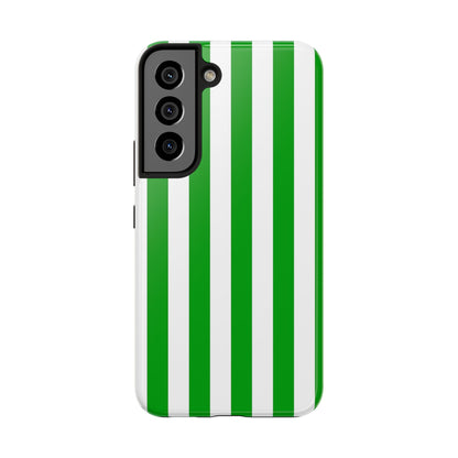 Urban stripes in green