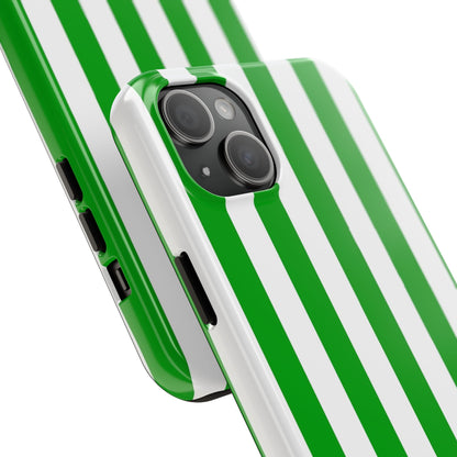 Urban stripes in green