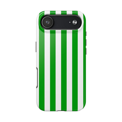 Urban stripes in green