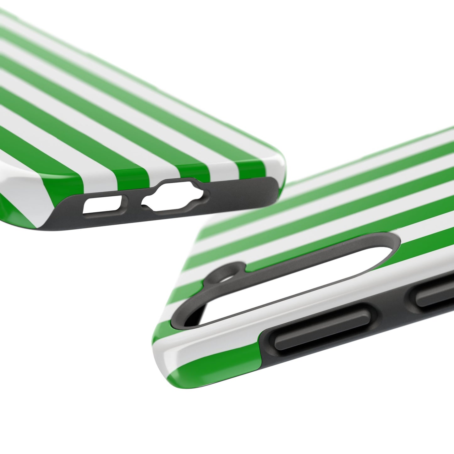 Urban stripes in green