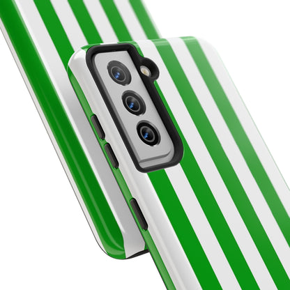 Urban stripes in green