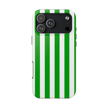 Urban stripes in green