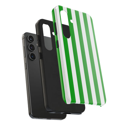 Urban stripes in green