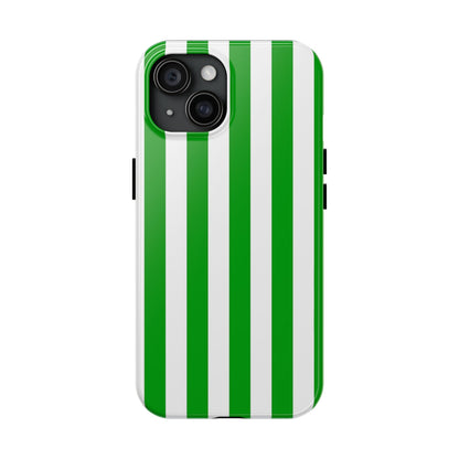 Urban stripes in green