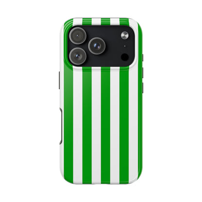 Urban stripes in green