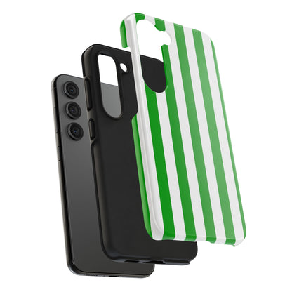 Urban stripes in green