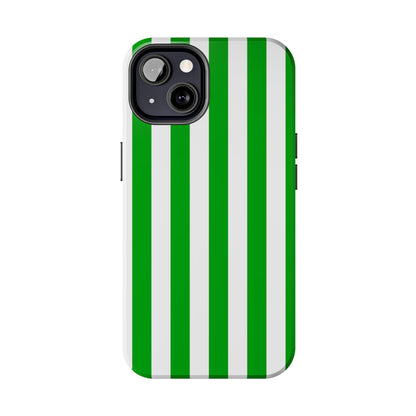 Urban stripes in green