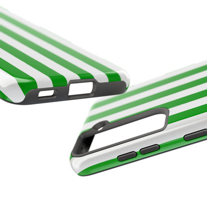 Urban stripes in green