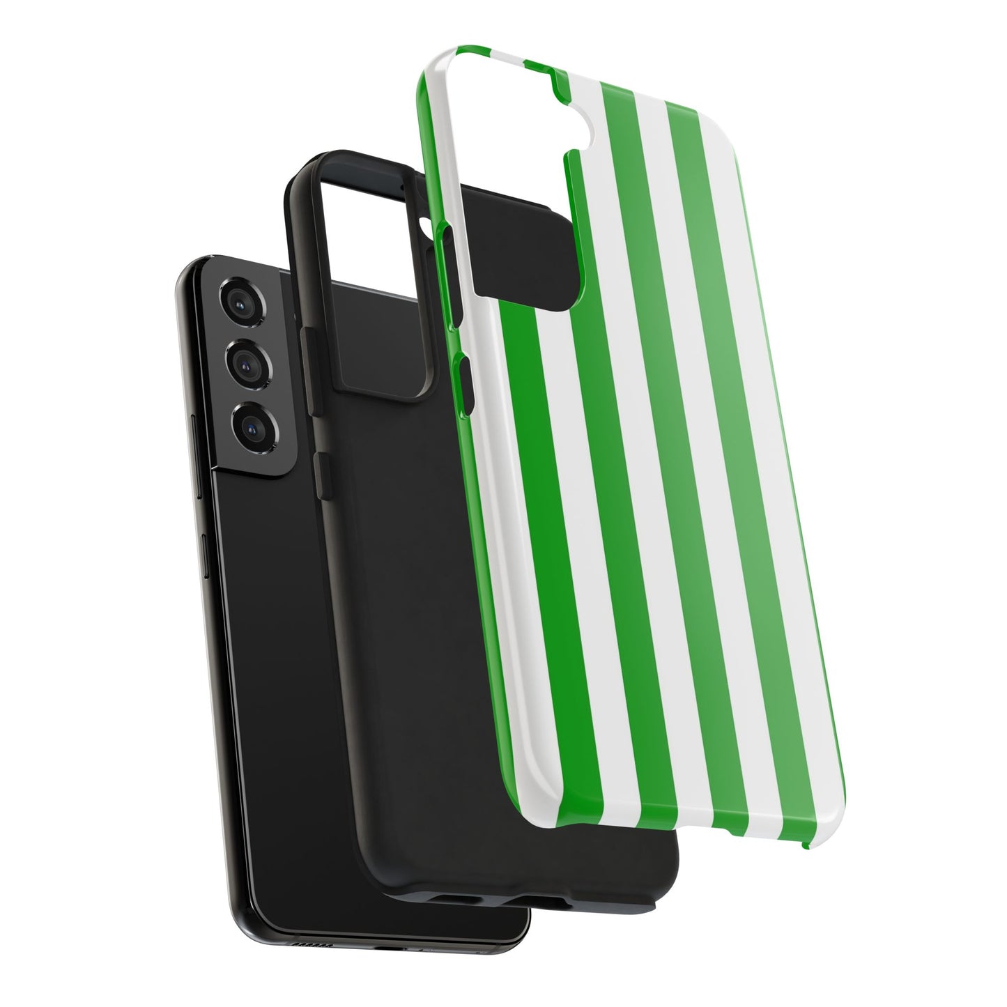 Urban stripes in green