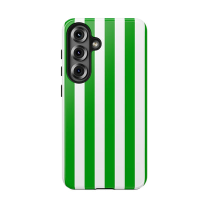 Urban stripes in green