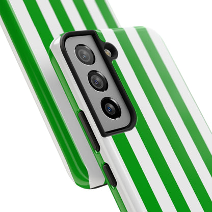 Urban stripes in green
