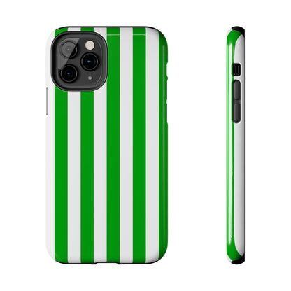 Urban stripes in green