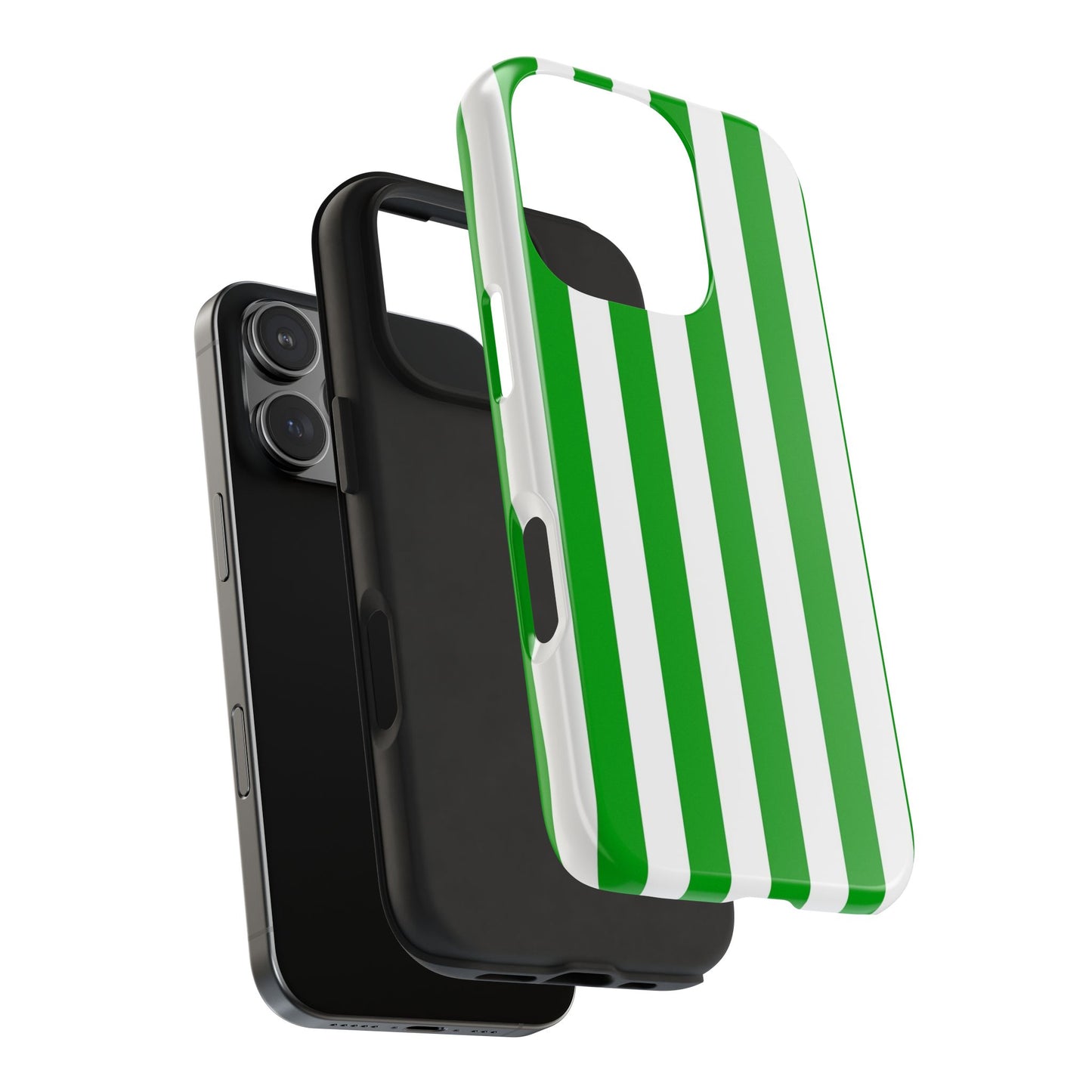 Urban stripes in green
