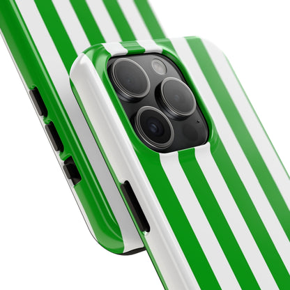 Urban stripes in green
