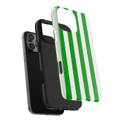 Urban stripes in green